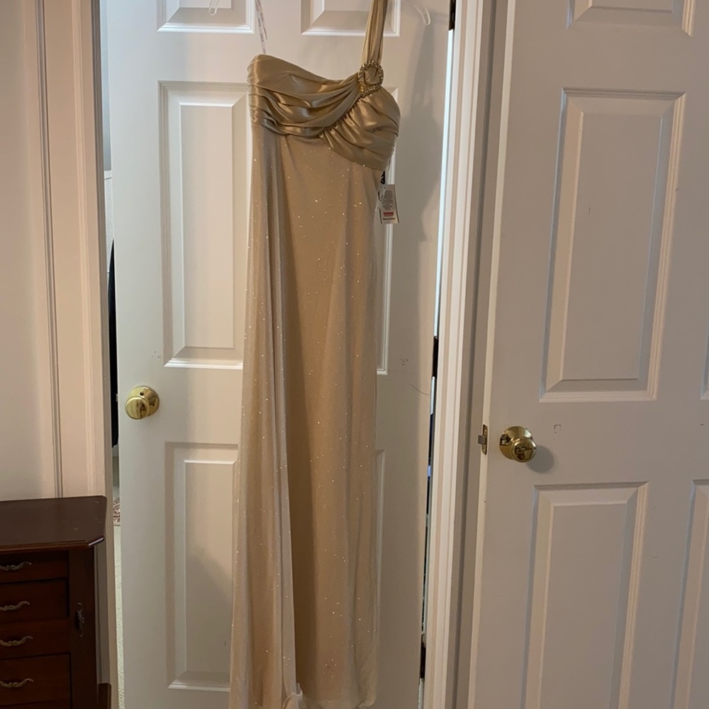 Gold dress